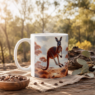 Hop into Your Morning Brew with Our Kangaroo Mug! Coffee Mug