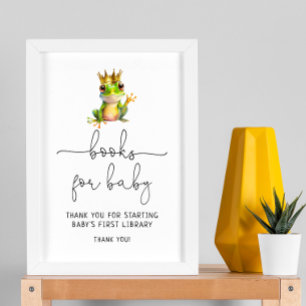 Hop On Over Frog Books for Baby Poster