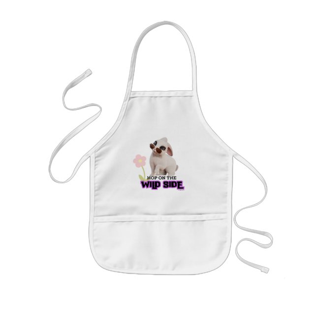 Hop on the Wild Side Kids Apron (Front)