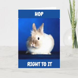HOP TO IT AND ENJOY YOUR NEW HOME CONGRATULATIONS CARD