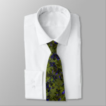 Hop Vine Design Tie