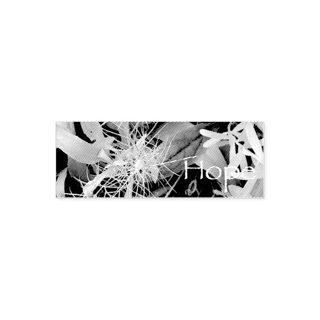 Hope 1.8 x 6 Self Inking Rubber Stamp (Design)