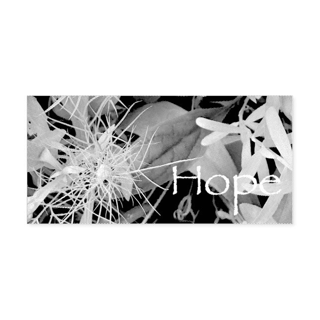 Hope 2.9 x 1.4 self-inking stamp (Design)