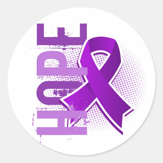 Hope 2 Chiari Malformation Classic Round Sticker (Front)