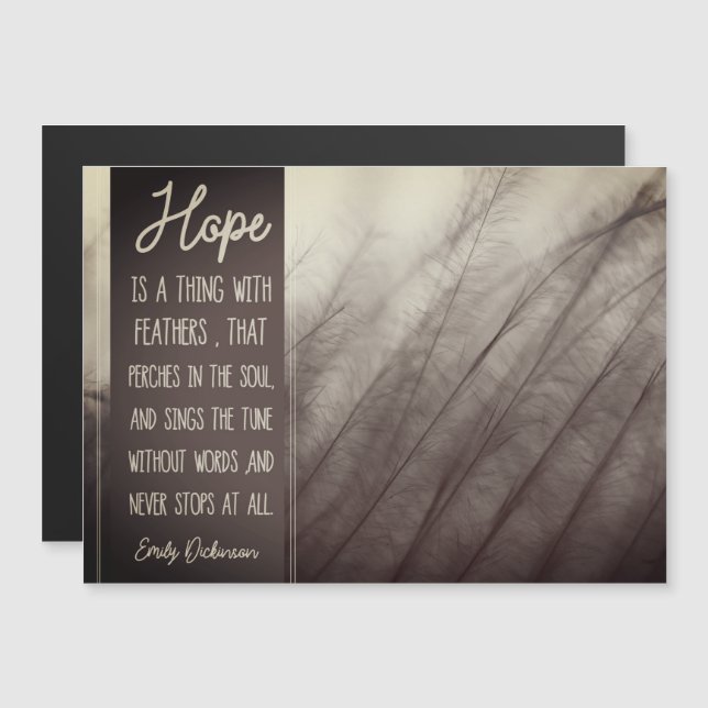 HOPE A Thing With Feathers (Front/Back)