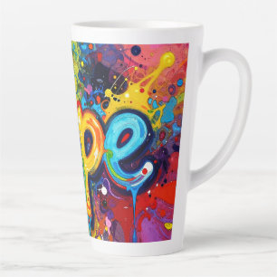 Hope Abstract Graffiti Style 104 Latte Mug