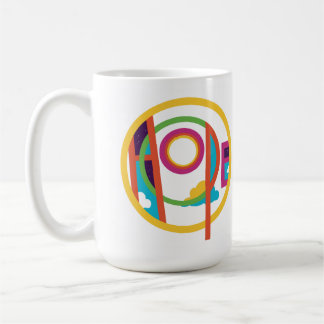 Hope Abstract Modern Art Smilelines Mug