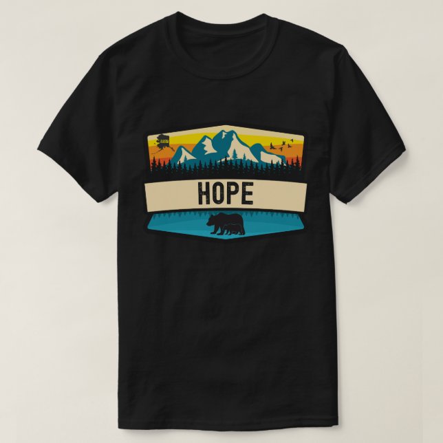 Hope, Alaska T-Shirt (Design Front)