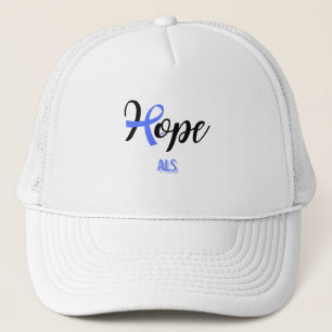 HOPE/ ALS/ AWARENESS/ UNISEX TRUCKER HAT