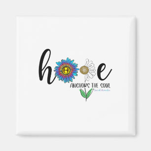 Hope Anchors The Soul Daisy Suicide Prevention Awa Magnet