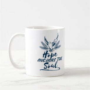 Hope Anchors the Soul Faith Art Coffee Mug