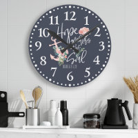 Hope Anchors The Soul Floral Religious