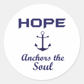 Hope Anchors the Soul Stickers