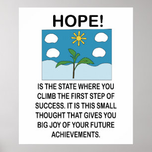 Hope And Inspiration Motivational Poster