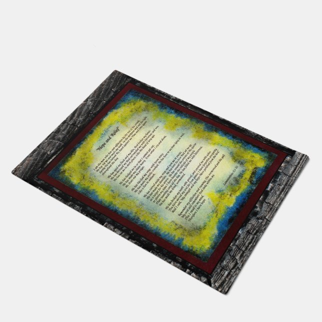 Hope And Relief Doormat (Angled)