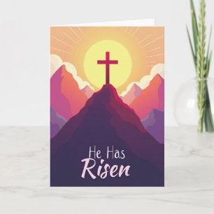 Hope And Renewal Mountain Scene Card