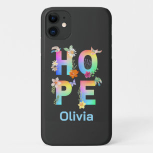Hope Artistic Positive Motivational Inspirational iPhone 11 Case