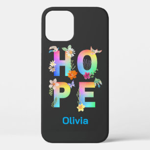 Hope Artistic Positive Motivational Inspirational iPhone 12 Case