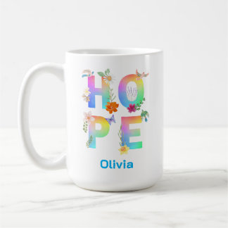 Hope Artistic Positive Motivational Inspirational Coffee Mug