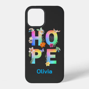 Hope Artistic Positive Motivational Inspirational iPhone 12 Case