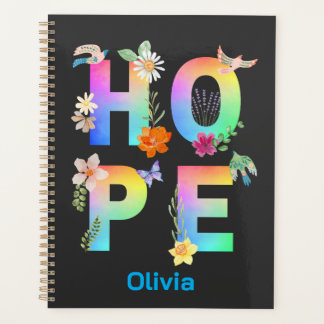 Hope Artistic Positive Motivational Inspirational Planner