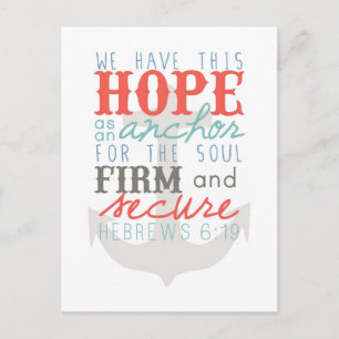 Hope as an Anchor postcard