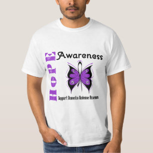 Hope Awareness Butterfly Domestic Violence T-Shirt