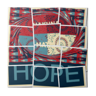 Hope Be The Miracle Beautiful Lovely Inspirational Ceramic Tile