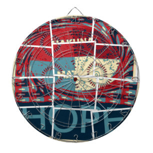 Hope Be The Miracle Beautiful Lovely Inspirational Dartboard