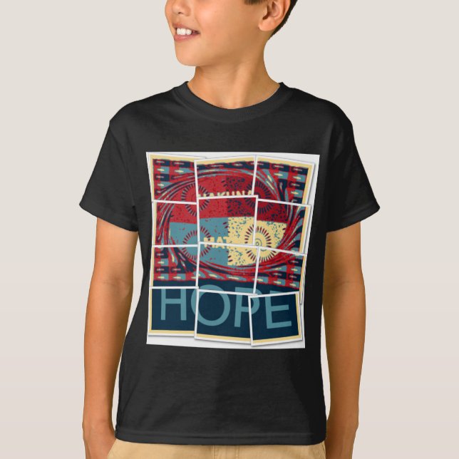 Hope Be The Miracle Beautiful Lovely Inspirational T-Shirt (Front)