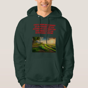 Hope blooms in sustainability cultivate future hoodie