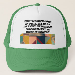 Hope blooms in sustainability cultivate future trucker hat