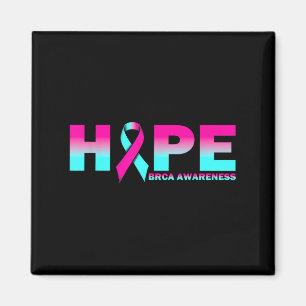Hope Brca Awareness Breast Cancer Pink Ribbon  Magnet