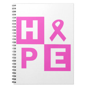 Hope Breast Cancer Awareness Notebook