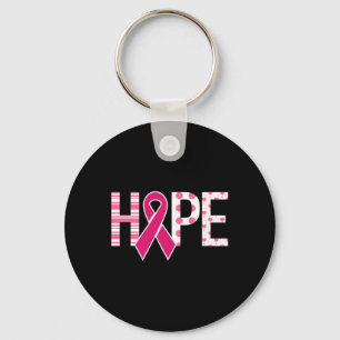Hope Breast Cancer Awareness Support 1 Key Ring