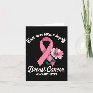 Hope Breast Cancer Awareness Support Card