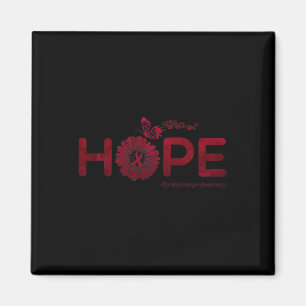 HOPE Butterfly Brain Aneurysm Awareness Gifts  Magnet