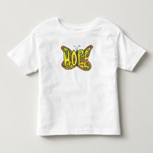 Hope Butterfly Inspirational Word Art Custom Shirt