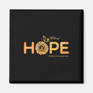 Hope Butterfly Multiple Sclerosis Awareness Gifts Magnet