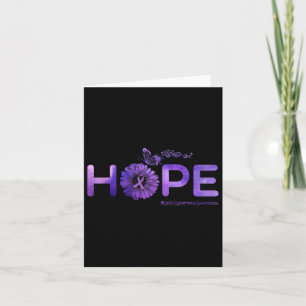 Hope Butterfly Rett Syndrome Awareness Gifts Card