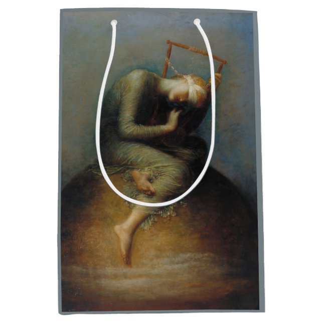 Hope (by George Frederick Watts) Medium Gift Bag (Front)