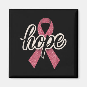 Hope - Cancer Awareness Ribbon Survivor Nurse Magnet