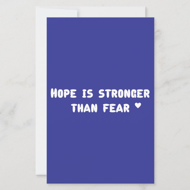 Hope card (Front)