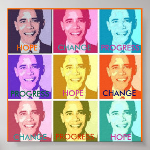 HOPE CHANGE PROGRESS POSTER - Customised