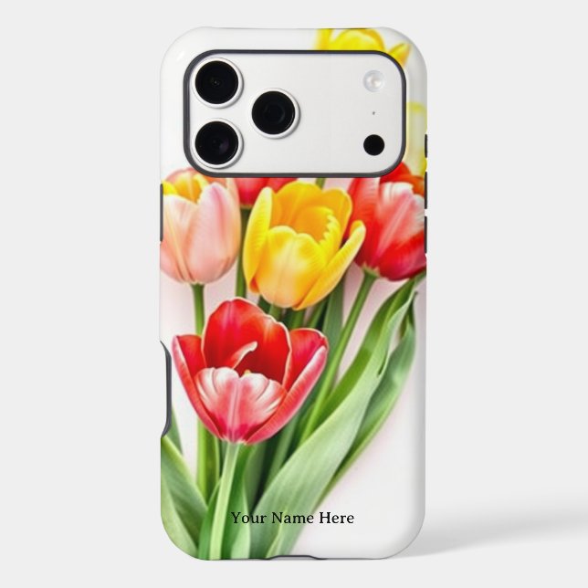 Hope & Cheer: The Yellow Tulip Language Case (Back)