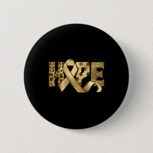 Hope Childhood Cancer Awareness Month September Go 6 Cm Round Badge