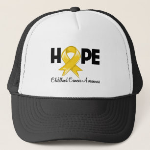 Hope Childhood Cancer Awareness Trucker Hat
