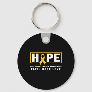 Hope Childhood Cancer - Childhood Cancer Awarenes Key Ring