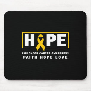 Hope Childhood Cancer - Childhood Cancer Awarenes Mouse Pad