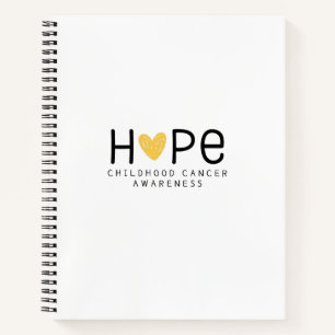 hope.childhood cancer. Notebooks & Journals